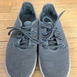 Allbirds Gray Lace-Up Sneakers